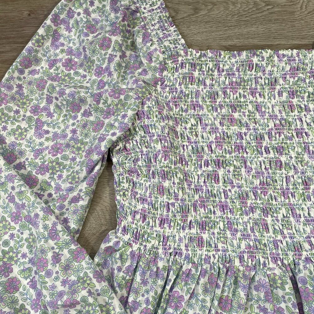 Peplum Floral Top Size M